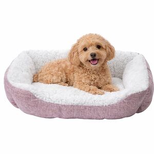 Cozy Pink Dog Bed